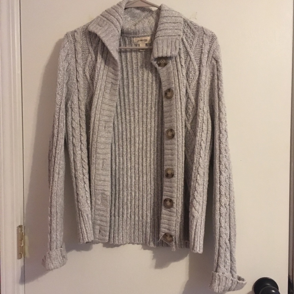 Super cozy button up sweater